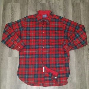 Vintage PENDLETON Men's L Wool Lodge Shirt Plaid